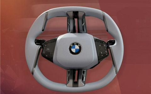 配主动触觉反馈技术：宝马新世代车将用上超感智控方向盘