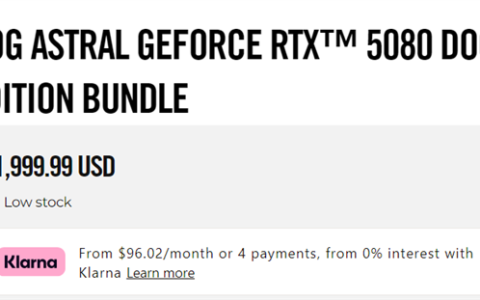 信仰加成！华硕《毁灭战士》联名RTX 5080卖到14400元：限量666件