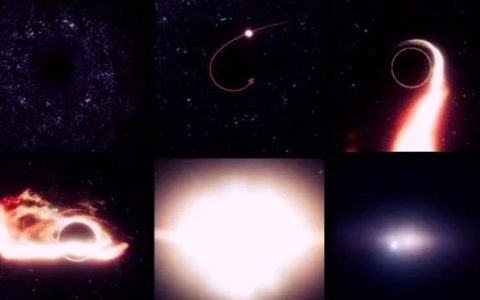首次发现：一个流浪的超级黑洞 正在吞掉恒星