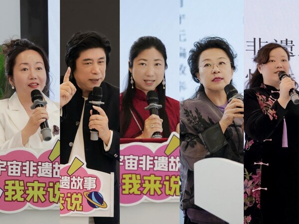 从左往右依次：丛璐、金文、觉圆、庞沐兰、龚智瑜