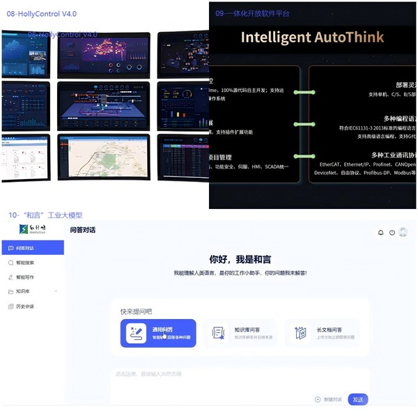 HollyControl V4.0国产化SCADA、和利时一体化开放软件平台、“和言”工业大模型