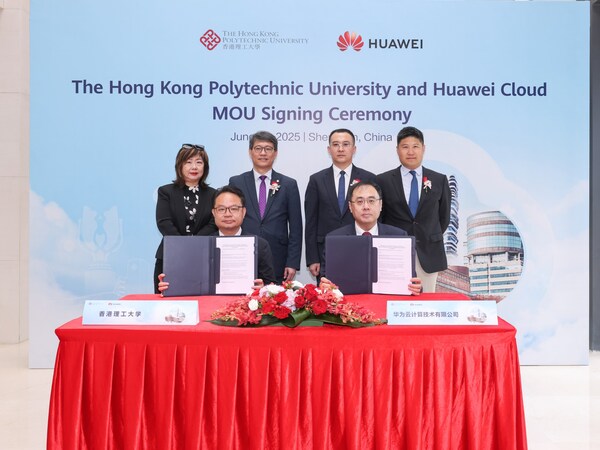 Huawei Cloud and PolyU sign a Memorandum of Understanding