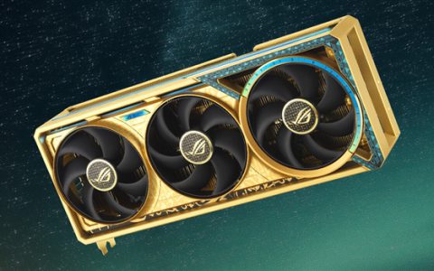 用了6.5克真黄金！华硕推出ROG RTX 5080 Dhahab显卡：外观同样奢华