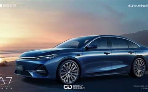 日系B级轿车天又要塌了 吉利银河A7官图发布：续航破2000km