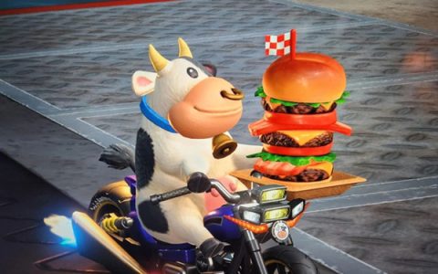 《马里奥赛车：世界》里奶牛吃汉堡：遭善待动物组织投诉！任天堂回应了