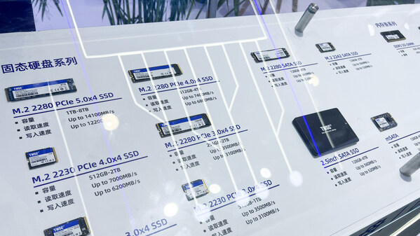 德明利消费级存储产品线