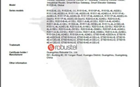 SGS为鲁邦通工业路由器颁发RED网络安全NB证书