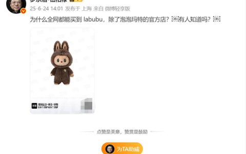 罗永浩问为什么全网都能买到LABUBU 泡泡玛特官方店却不能
