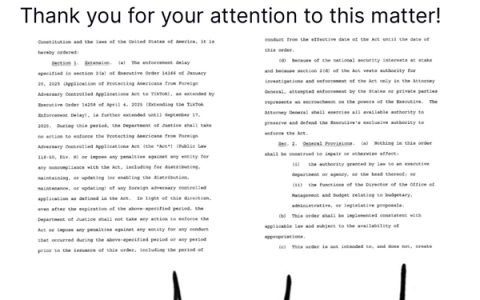 第三次！美国宣布再延长TikTok不卖就禁期限