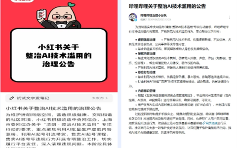 小红书、哔哩哔哩、拼多多被上海网信办点名治理“一键脱衣”等AI滥用违规信息