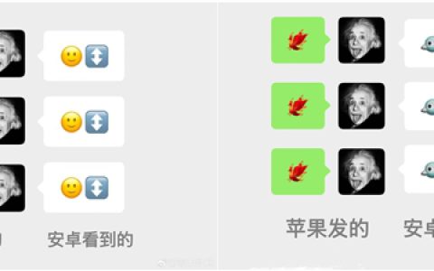 苹果用户再也不敢乱用emoji表情了：安卓和iPhone显示不一样