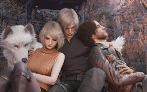 《生化4》3D艺术图！里昂王阿姨相拥入眠