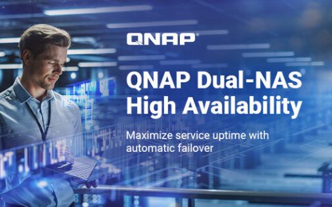 QNAP 正式推出 NAS 双机架构的高可用性解决方案，打造不中断的储存环境