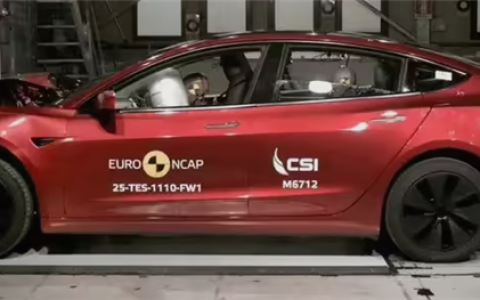 359分欧洲第一！特斯拉Model 3获2025 Euro NCAP最高分