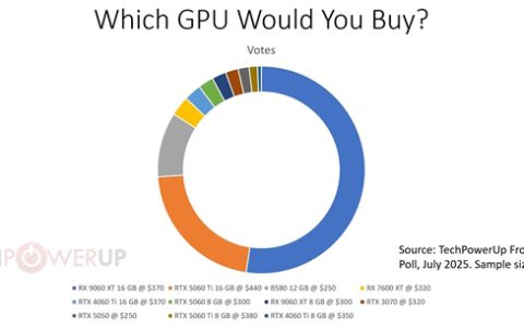 现在买显卡你会选什么：万人投票结果超半数选择RX 9060 XT 16GB！