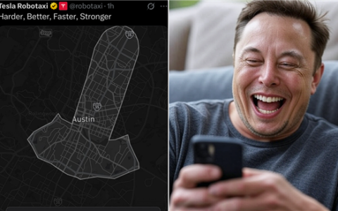 特斯拉Robotaxi服务区域形状引质疑 媒体：迎合马斯克低级趣味
