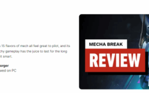 国产机甲大作《解限机》IGN8分：好好运营很有潜力