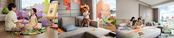 三款主题客房：诺亚的丛林探险、卢卡的原野手账、米娅的甜云密语