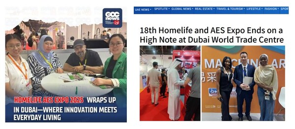 阿联酋公共媒体GCCNews24和dxbNews对展会进行报道