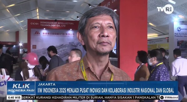 印度尼西亚物流协会会长Mahendra Rianto接受采访称赞展会效果