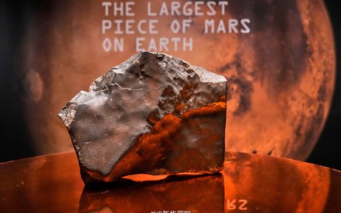 地球上最大的火星陨石将被拍卖：预估价达400万美元 坠落年份仍是谜