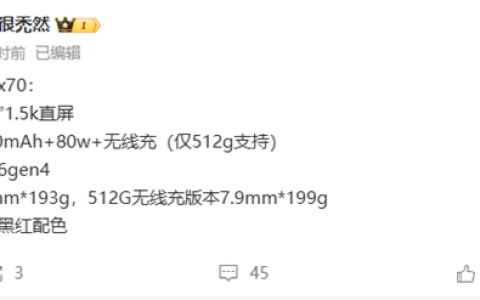 又一千元续航神机！荣耀X70核心规格曝光：8300mAh巨无霸电池 史上最大