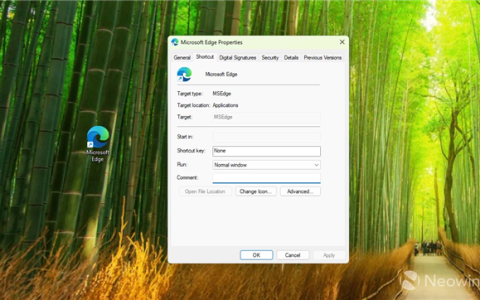 Windows 11 25H2桌面快捷方式悄然变了：不再显示完整路径