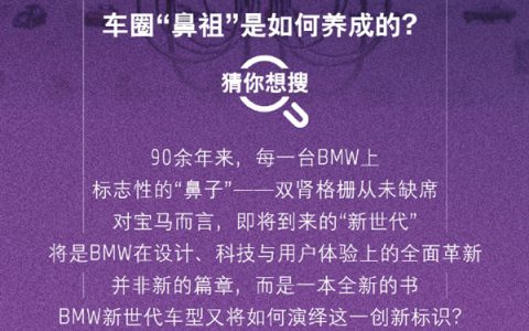 宝马回应执着鼻子前脸：双肾格栅是设计图腾