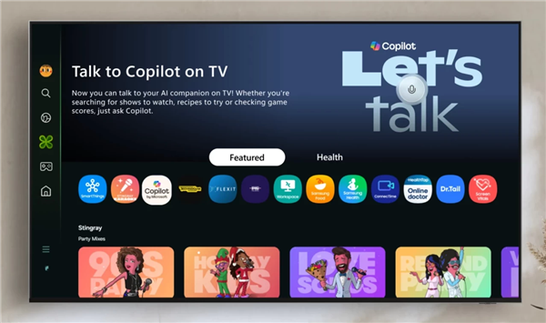 微软官宣！Copilot将登陆三星电视和显示器：有了超可爱形象