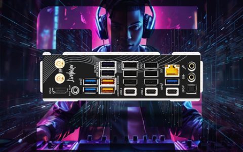 妖厂华擎出手！推出X870 LiveMixer主板：25个USB接口