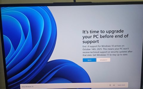 结束支持临近 微软频繁全屏弹窗骚扰Win10用户！规劝升到Win11