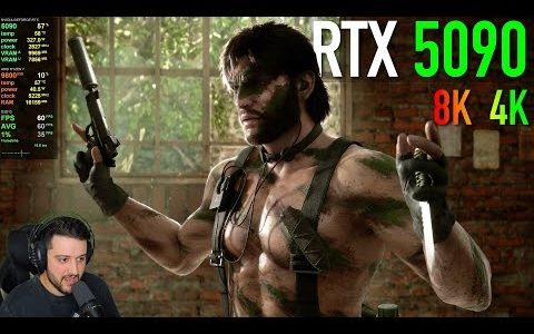 《合金装备3：重制版》优化翻车：RTX 5090+9800X3D都没法正常玩