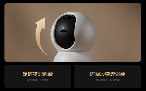 199元 小米智能摄像机4C 3.5K发布：史上首次600万像素 镜头自动物理遮蔽