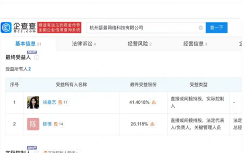 曾因“编造小学生巴黎丢作业”全网封禁！网红“猫一杯”公司经营异常