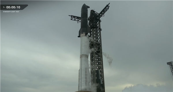 SpaceX星舰第十次试飞再次取消 发射倒计时10秒被紧急叫停