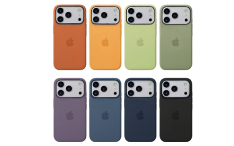 苹果iPhone 17 Pro系列官方保护壳曝光：一共8款配色