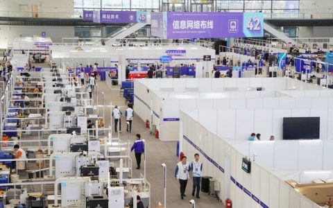 信息网络布线项目比赛现场