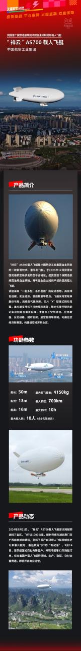 我国自主研制载人飞艇！“祥云”AS700完成首次高原地区低空飞行
