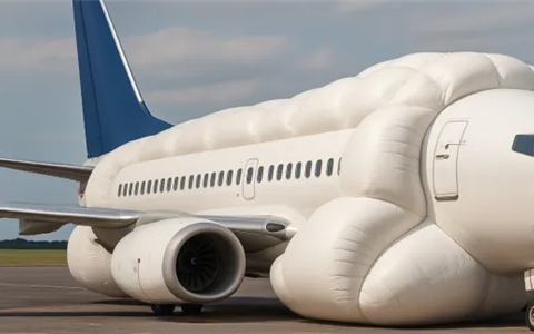 印度欲发明防撞飞机 坠机前弹出气囊包裹机身