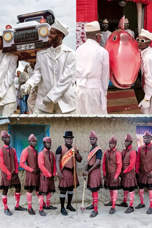 隆重又怪异的加纳葬礼：这里的人把棺材做成艺术品