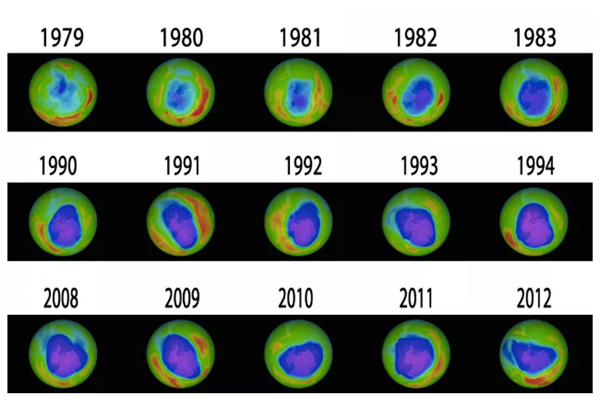 轰动一时的“臭氧层空洞” 正在自己悄悄长好
