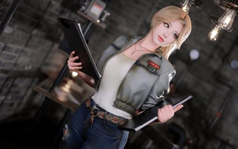 还原度超高！性感韩援Yasal最新《消逝的光芒：困兽》COS美图