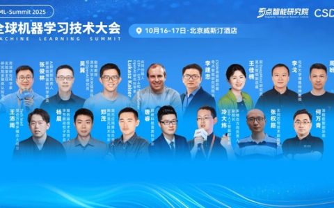 2025全球机器学习技术大会