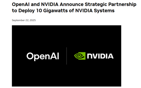 拟向OpenAI投资1000亿美元！英伟达大涨近4% 总市值逼近4.5万亿美元