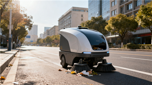 又一职业危险了 无人环卫机器人开始大规模投用：效率提升近10倍