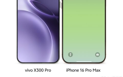 vivo X300 Pro与iPhone 16 Pro Max对比图出炉：6.78英寸超窄边直屏
