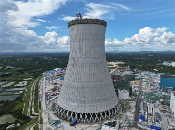 全球核电第一大塔主体结构施工完成：高218.7米 年发电量200亿度