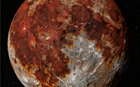 研究称月球“生锈”了！地球惹的祸