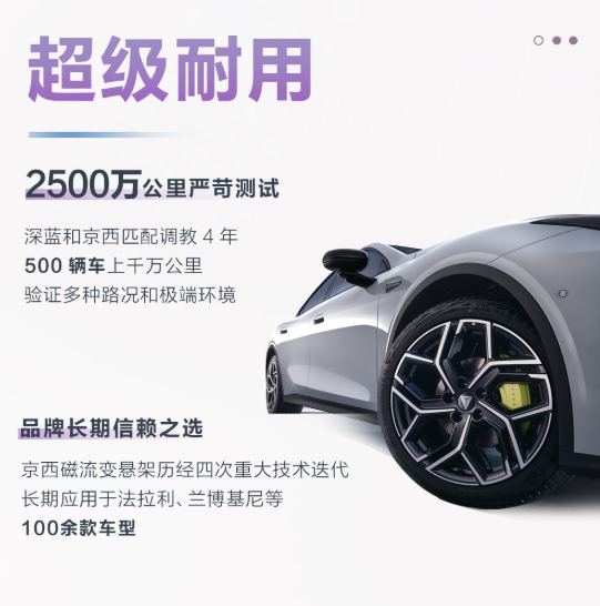 深蓝L06预售在即：超跑同款磁流变悬架！1000次/秒高频调节