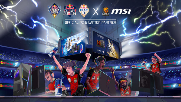 MSIがRed Bull League of Its Ownの専属PC・ラップトップパートナーとして支援